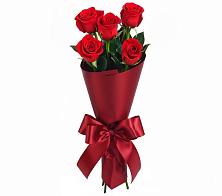 Букет 5 Красных роз Эдлесс Лав в Верхнестепном