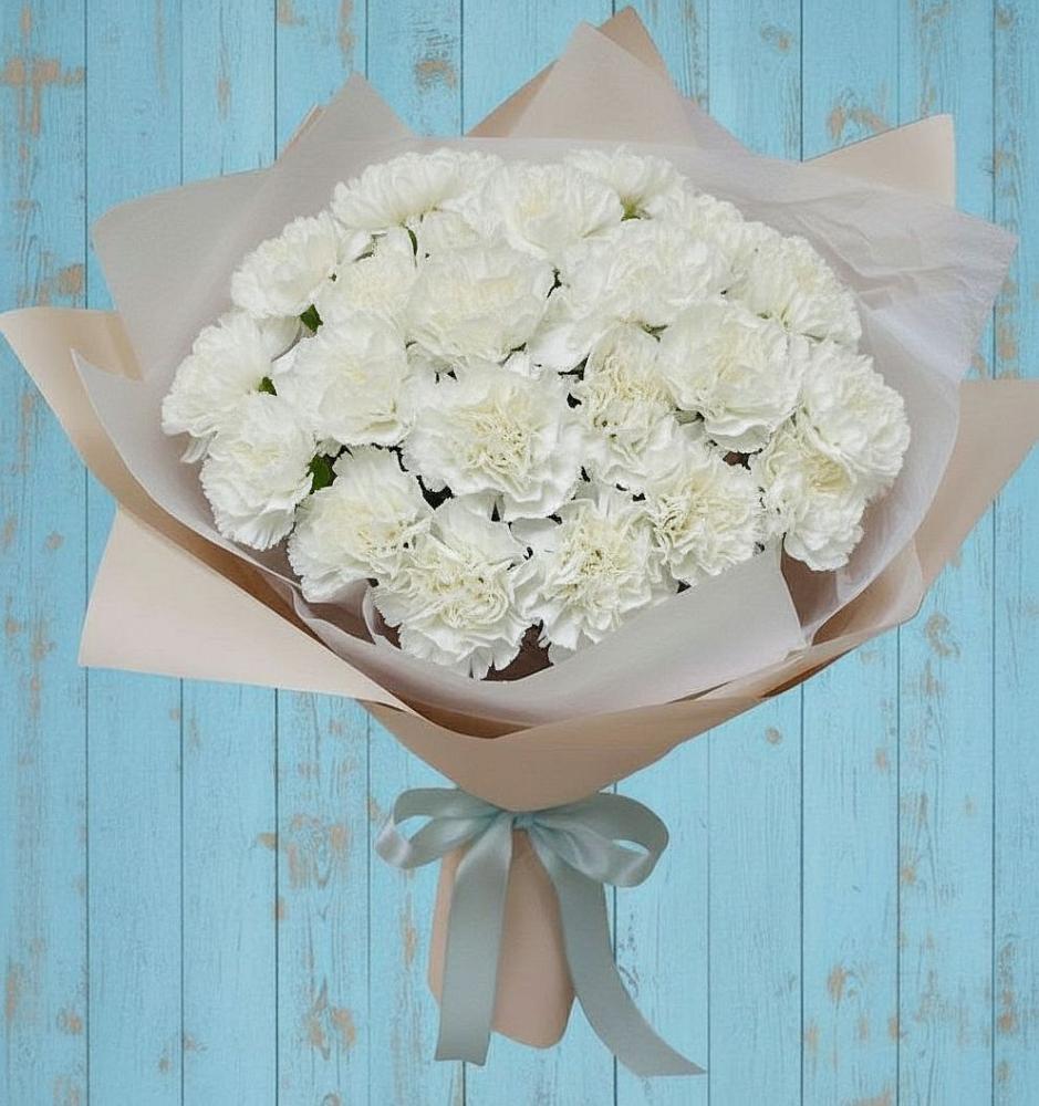 Букет цветов из: Гвоздики в Верхнестепном