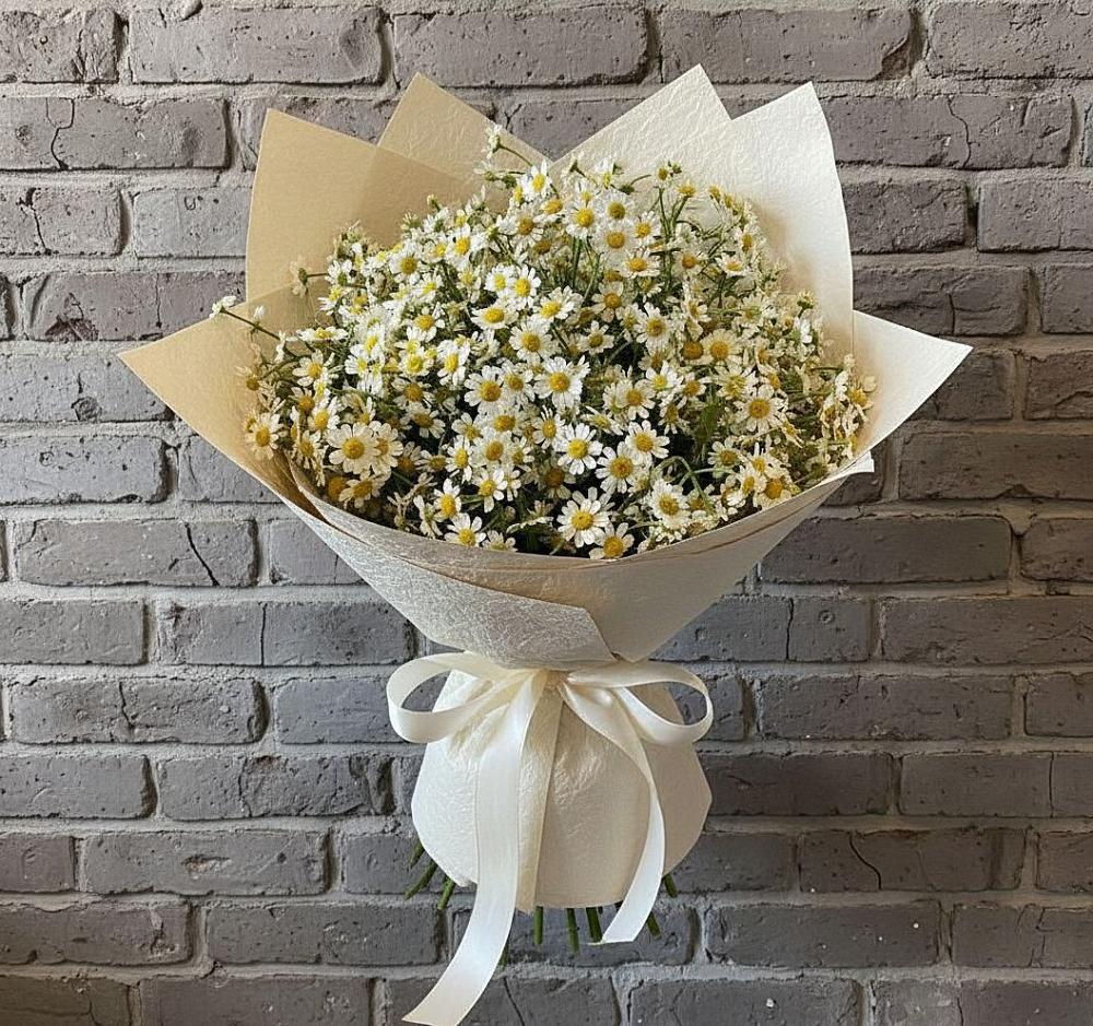 Букет цветов из: Ромашки в Верхнестепном