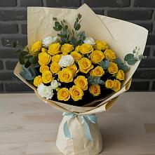 Букет цветов из:  Розы в Верхнестепном