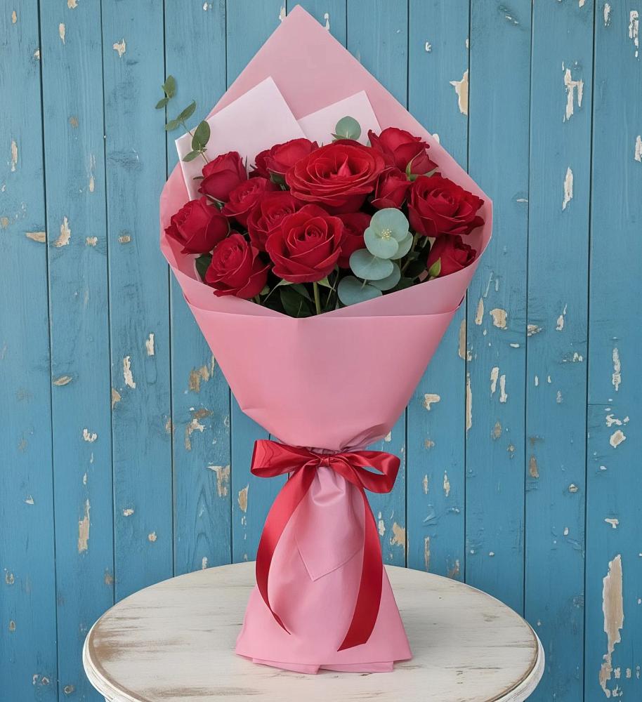 Букет цветов из: Розы в Верхнестепном