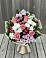 Букет цветов из: Альстромерии, Гвоздики, Розы и Хризантемы в Верхнестепном