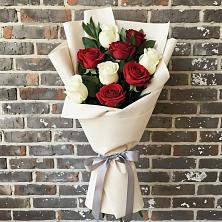 Букет цветов из:  Розы в Верхнестепном