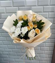 Букет цветов из:  Розы и Хризантемы #REPLACE_PRED# Верхнестепном