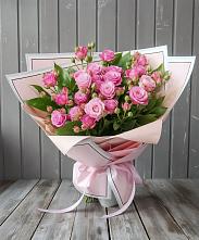 Букет Розовый кустик в Верхнестепном