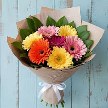 Букет цветов из:  Герберы #REPLACE_PRED# Верхнестепном