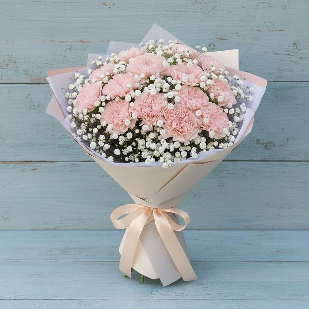 Букет цветов из: Гвоздики в Верхнестепном