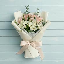 Букет цветов из:  Альстромерии в Верхнестепном