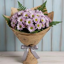 Букет цветов из:  Хризантемы в Верхнестепном