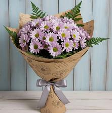 Букет цветов из:  Хризантемы в Верхнестепном