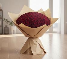 Букет 101 Красная роза в Верхнестепном