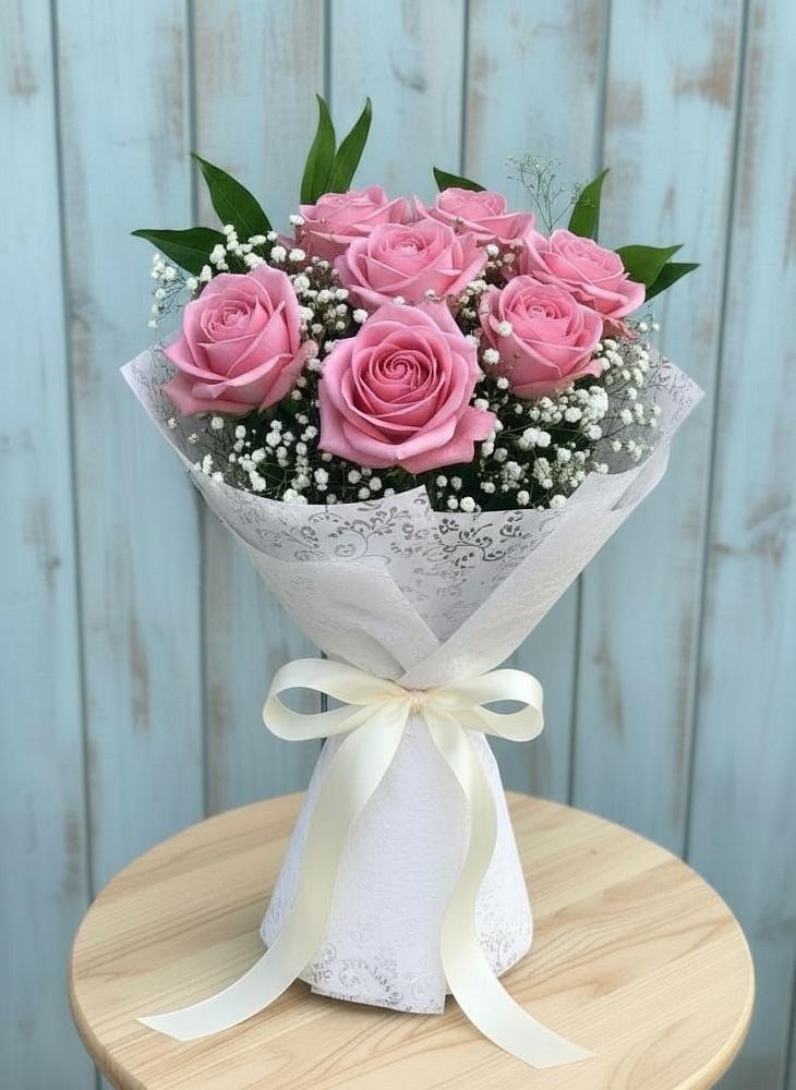 Букет цветов из: Розы в Верхнестепном