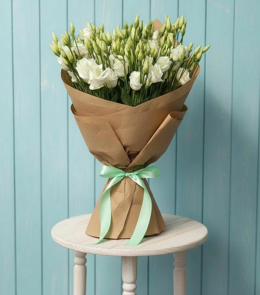 Букет цветов из: Лизиантусы в Верхнестепном