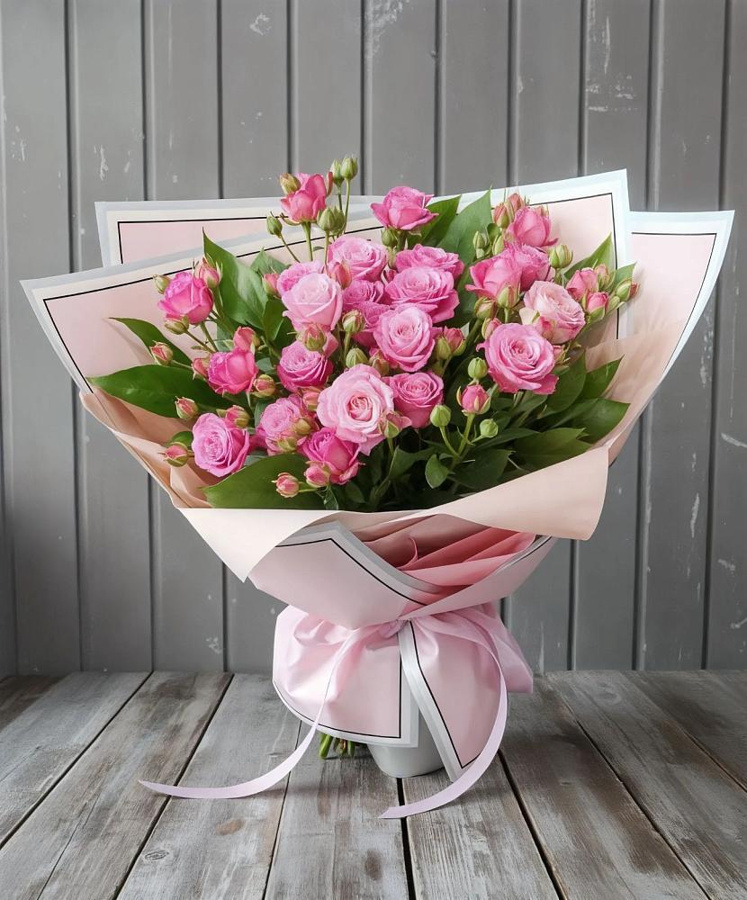 Букет Розовый кустик в Верхнестепном