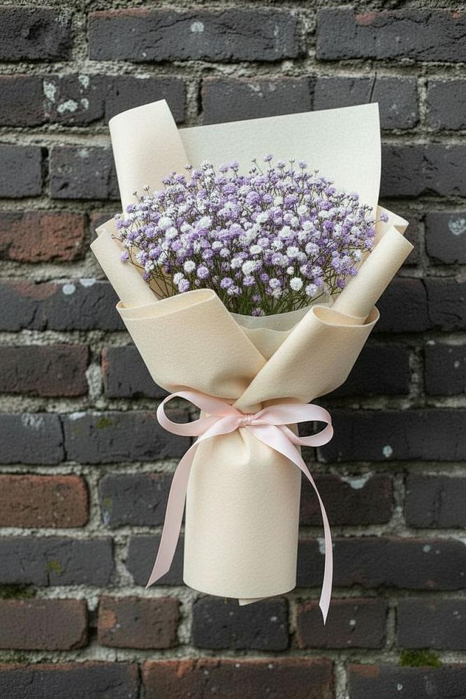 Букет цветов из: Гипсофила в Верхнестепном