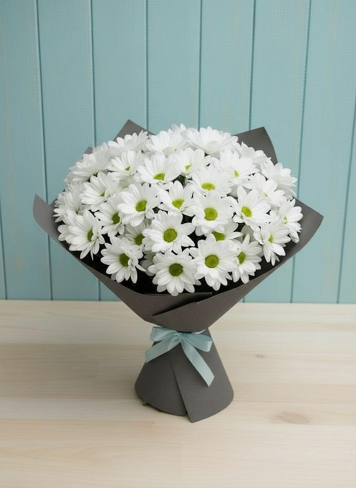 Букет цветов из: Хризантемы в Верхнестепном