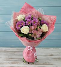 Букет цветов из:  Герберы в Верхнестепном