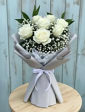 Букет цветов из:  Розы в Верхнестепном