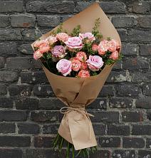 Букет цветов из:  Розы в Верхнестепном