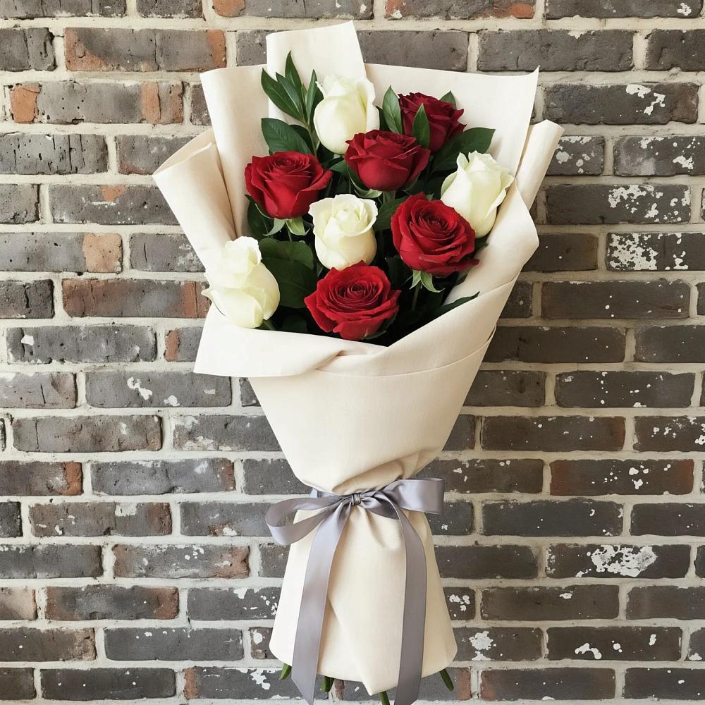 Букет цветов из: Розы в Верхнестепном