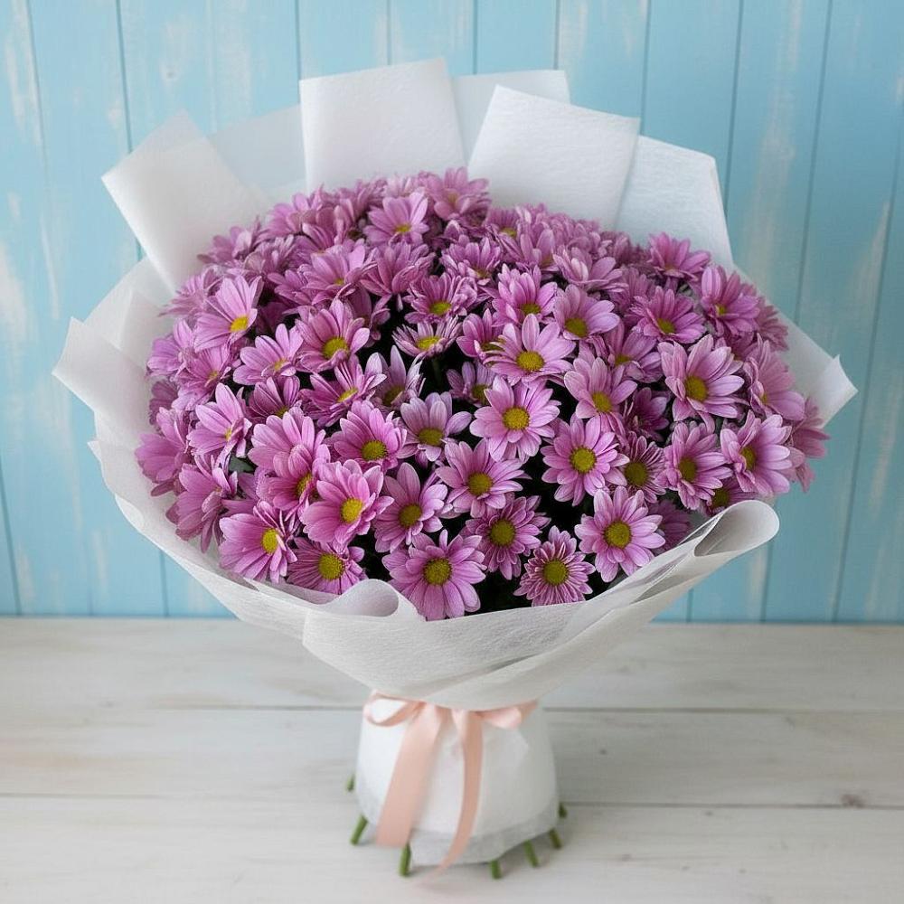 Букет цветов из: Хризантемы в Верхнестепном