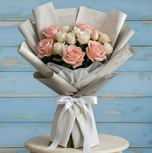Букет цветов из:  Розы #REPLACE_PRED# Верхнестепном