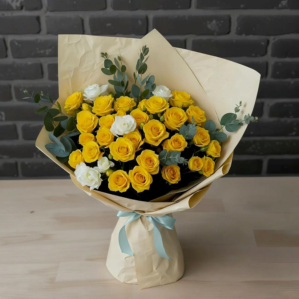 Букет цветов из: Розы в Верхнестепном