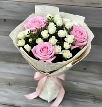 Букет цветов из:  Розы в Верхнестепном