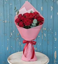 Букет цветов из:  Розы в Верхнестепном