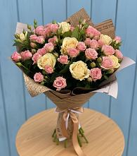 Букет цветов из:  Розы в Верхнестепном