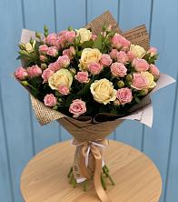 Букет цветов из:  Розы в Верхнестепном