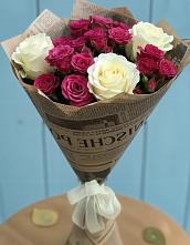 Букет цветов из:  Розы в Верхнестепном