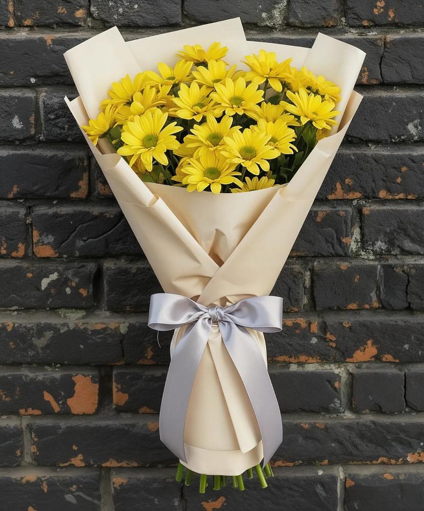 Букет цветов из: Хризантемы в Верхнестепном