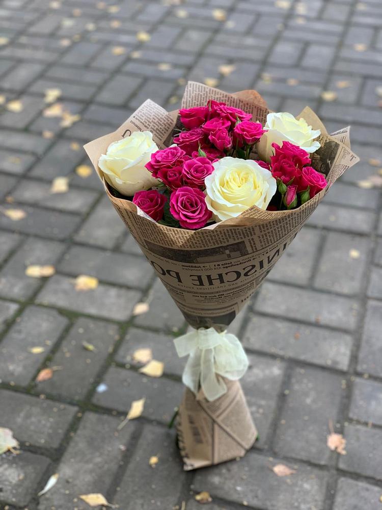 Букет цветов из: Розы в Верхнестепном