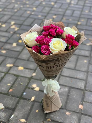 Букет цветов из: Розы в Верхнестепном