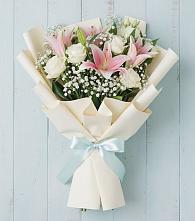 Букет цветов из:  Лилии в Верхнестепном
