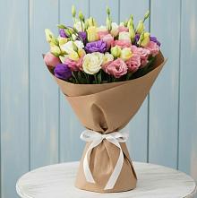 Букет цветов из:  Лизиантусы в Верхнестепном