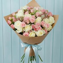 Букет цветов из:  Розы в Верхнестепном
